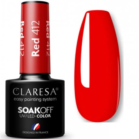 CLARESA RED UV/LED 5ml - NR 412