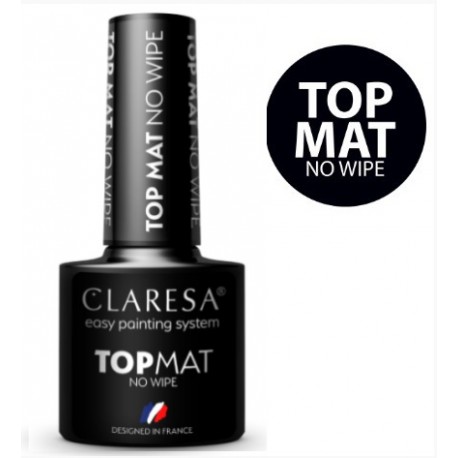 CLARESA TOP No WIPE do lakierów Hybrydowych UV/LED 5ml