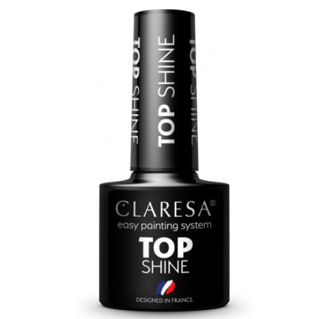 CLARESA TOP Shine do lakierów Hybrydowych UV/LED 5ml