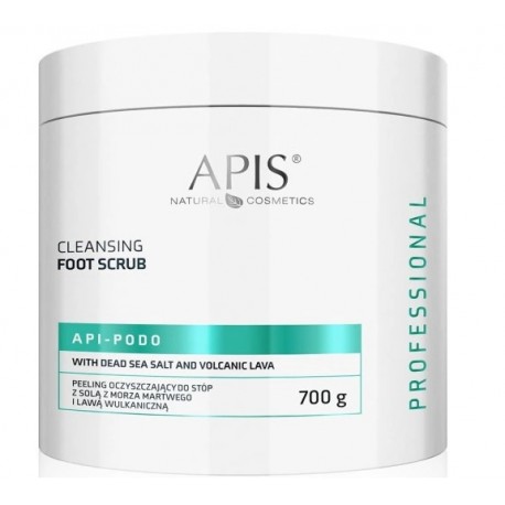 APIS Peeling oczyszczający do stóp z solą z Morza Martwego i lawą wulkaniczną 700g