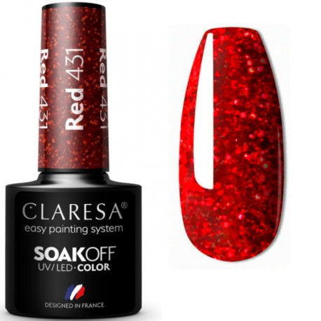 CLARESA RED UV/LED 5ml - NR 431