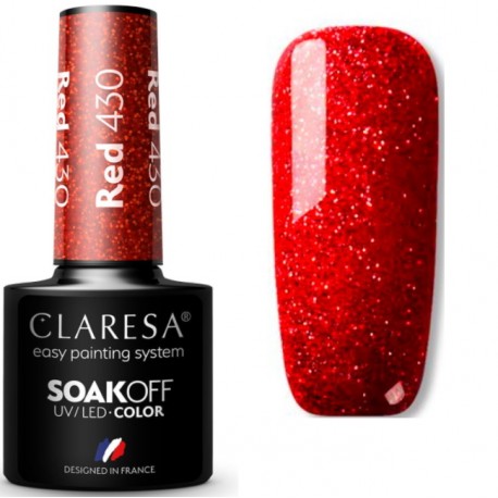 CLARESA RED UV/LED 5ml - NR 430