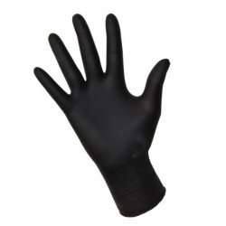 Rękawice Nitrylowe  czarne roz. XL