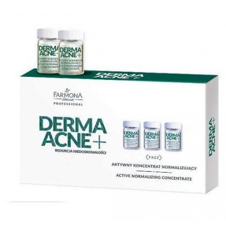 DERMAACNE+ Aktywny koncentrat normalizujący 5x5ml