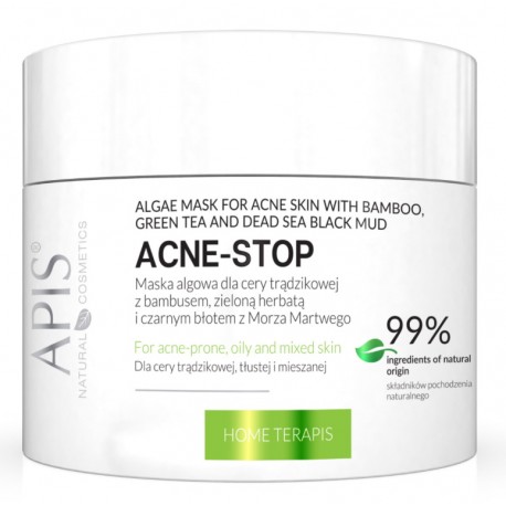 APIS Acne-Stop Maska Algowa Dla Cery Trądzikowej 100g