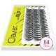 KĘPKI RZĘSY CLAVIER DU2O DOUBLE VOLUME 14mm