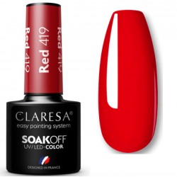 CLARESA RED UV/LED 5ml - NR 419