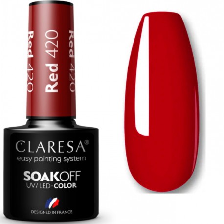CLARESA RED UV/LED 5ml - NR 420