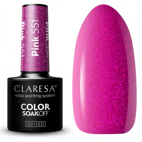 CLARESA PINK UV/LED 5ml - NR 551