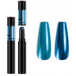 Magic Pen Efekt LUSTRA pyłek do paznokci BLUE MCB11