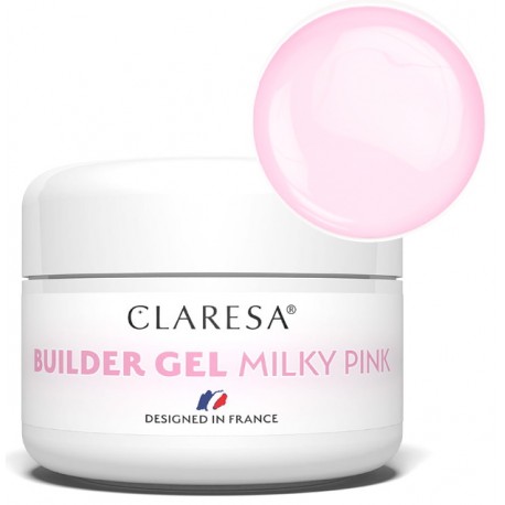 CLARESA Żel budujący LED/UV Milky Pink - 50g