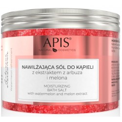 APIS Arbuzowa sól nawilżająca do kąpieli z melonem 650g
