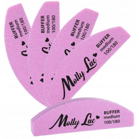 5x MollyLac Polerka półksiężyc Soft 100/180