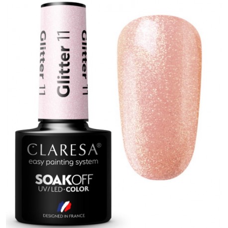 CLARESA GLITTER UV/LED 5ml - NR 11