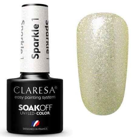 CLARESA SPARKLE UV/LED 5ml - NR 1