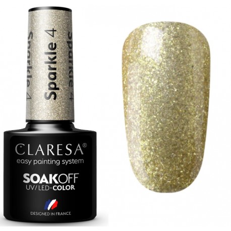 CLARESA SPARKLE UV/LED 5ml - NR 4