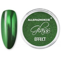 Pyłek lustrzany Glass Effect Green Zielony nr 9