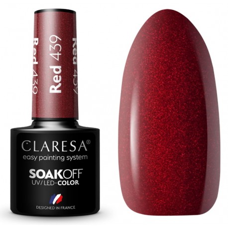 CLARESA RED UV/LED 5ml - NR 439