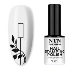Lakier do stempli biały 99 NTN 7ml Czarny