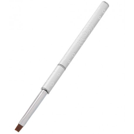 Pędzelek do żelu nr 4 składany z cyrkoniami "SŁONECZKO"