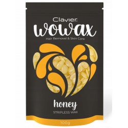 Clavier Wosk twardy perełki bez pasków Honey - 100 g