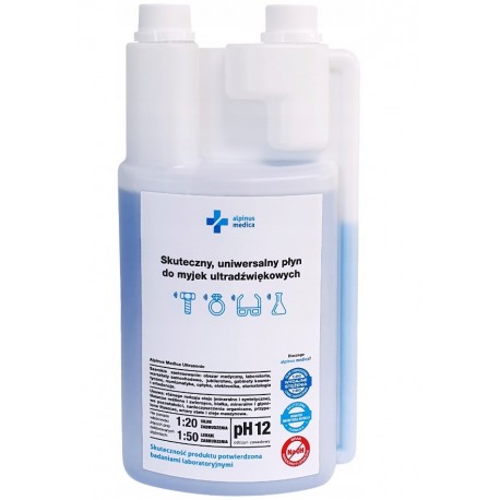Alpinus Medica Ultrasonic - uniwersalny płyn do myjek ultradźwiękowych