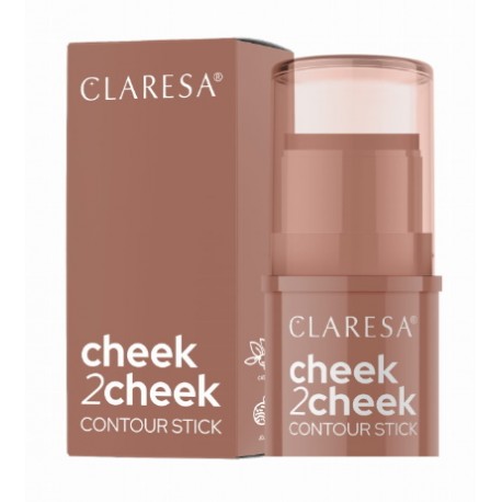 CLARESA BRONZER W SZTYFCIE CHEEK 2 CHEEK 02 MILK CHOCO