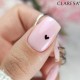 CLARESA BAZA POWER HYBRYDOWA 08 róż z perłą i efektem  lipglossnails