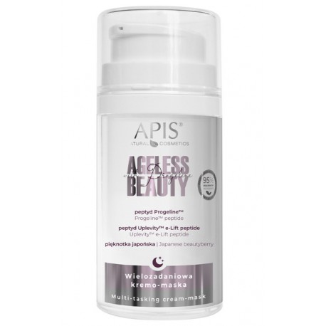 APIS AGELESS BEAUTY WITH PROGELINE Wielozadaniowa kremo-maska na noc 50ml