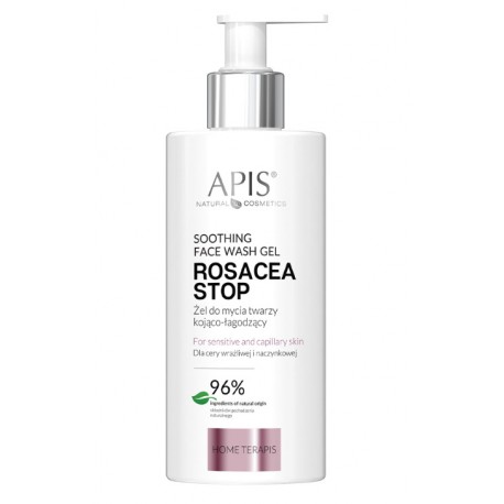 APIS ROSACEA STOP Kojąco - łagodzący żel do mycia twarzy 300ml