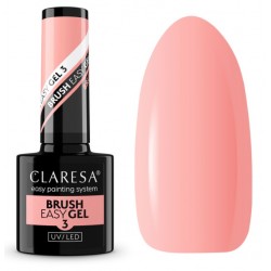 CLARESA Żel w butelce do paznokci BRUSH EASY GEL nr 3