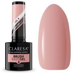 CLARESA Żel w butelce do paznokci BRUSH EASY GEL nr 4