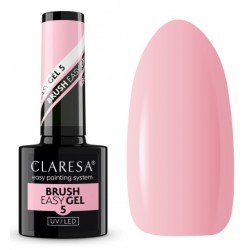 CLARESA Żel w butelce do paznokci BRUSH EASY GEL nr 5