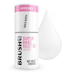 Brushup! Baza hybrydowa Super Base do paznokci Milk Bath 5g