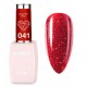 MANICA Lakier Hybrydowy do paznokci 10ml  Brokat - Glitter Red - 041