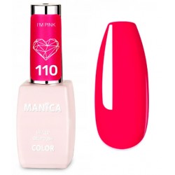 MANICA Lakier Hybrydowy do paznokci 10ml - I'M PINK - 110