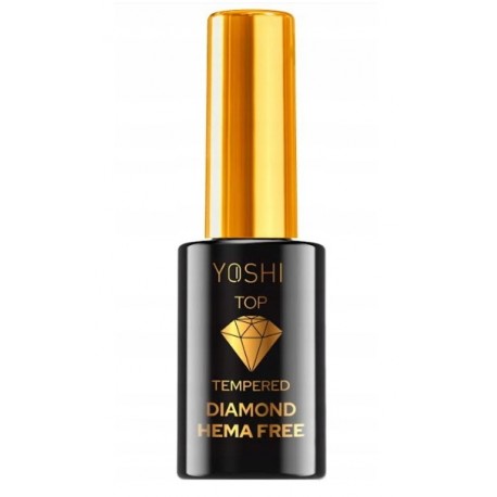 Yoshi Top Tempered DIAMOND "Hartowane szkło"10ml Hema-Free