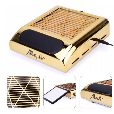 Pochłaniacz pyłu 80W Kasetowy Złoty Bezworkowy 858-8 MollyLac