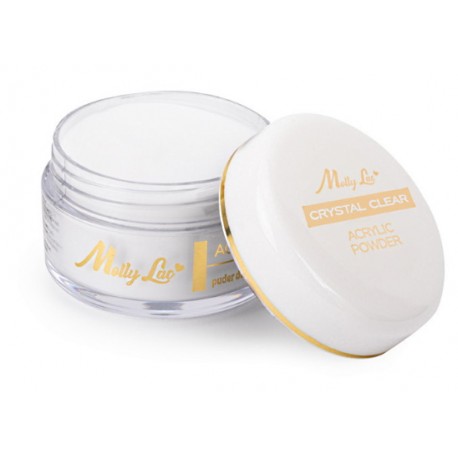 Puder akrylowy do paznokci MollyLac Acrylic Powder Crystal Clear 15 g