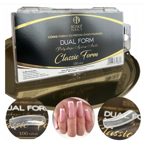 BOSKA NAILS Górne formy  DUAL FORM Classic 100 szt