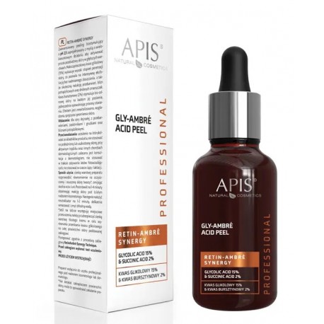 APIS RETIN-AMBRE Gly-Ambré Kwas glikolowy 15% & Kwas bursztynowy 2% 30ml