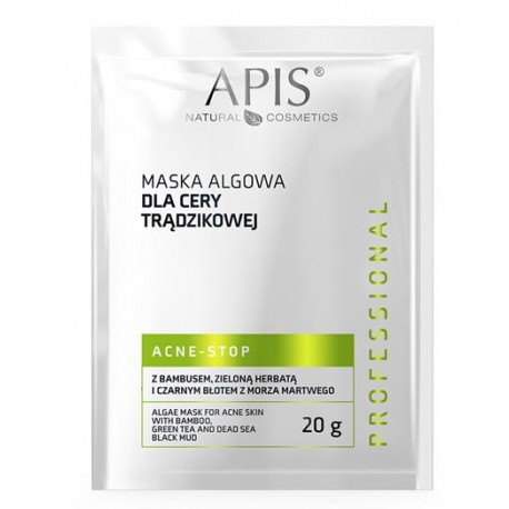 APIS Acne-Stop Maska Algowa Dla Cery Trądzikowej 20g