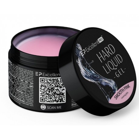 EXCELLENT PRO Żel Do Paznokci Hard Liquid Gel Smooth Pink  30g