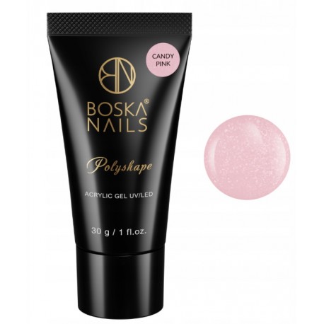 Boska Nails Akrylożel PolyShape Żel budujący do paznokci Candy Pink 30g