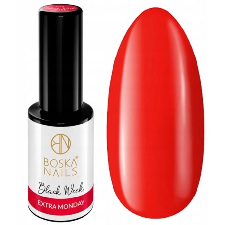 Boska Nails Lakier Hybrydowy CZERWONY EXTRA Monda nr 516 6 ml