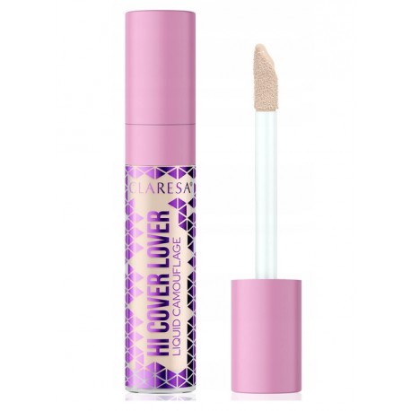 CLARESA KOREKTOR KRYJĄCY W PŁYNIE HI COVER LOVER 21 LIGHTEST 8g