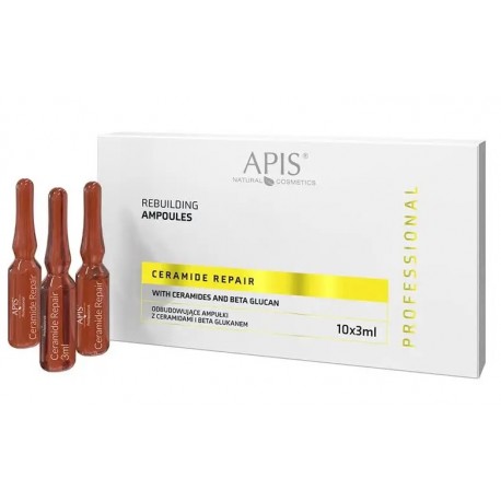 APIS CERAMIDE REPAIR Odbudowujące ampułki z ceramidami i beta glukanem -3ml