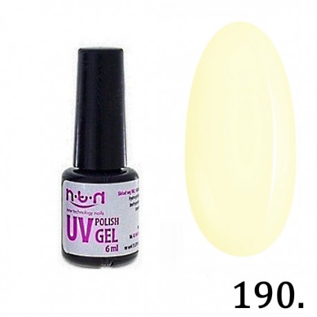 179. NTN Lakier żelowy UV - Roza Pink - Różowy - 6ml