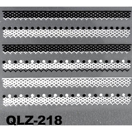 Naklejki na paznokcie 3D QLZ-218