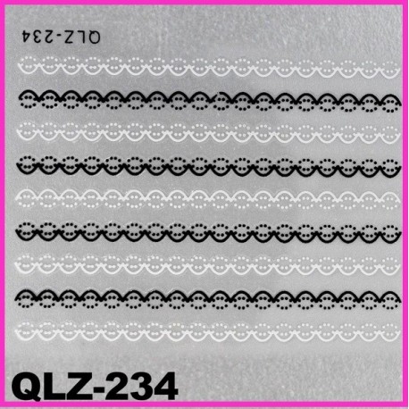 Naklejki na paznokcie 3D QLZ-229